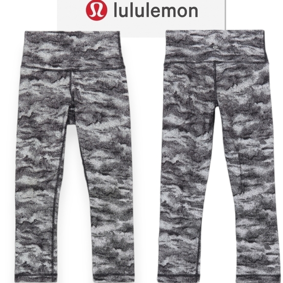 Lululemon Wunder Under Crop Leggings Hi Rise 21” in Hazy Days Size Small - Picture 1 of 7